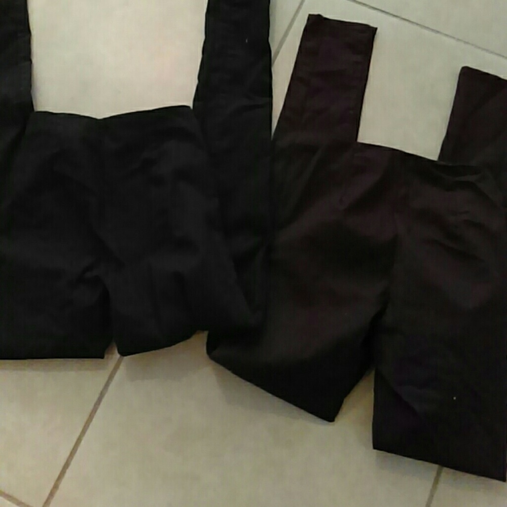 skinny pants black & plum - Picture 6 of 7